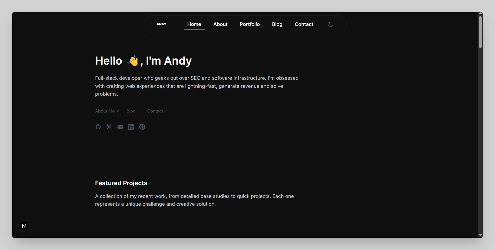 Portfolio Website